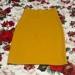 Elegant Mustard Yellow Skirt